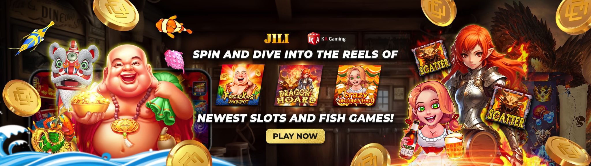 Ilustrasi mesin slot online dengan berbagai fitur menarik yang tersedia di hokibet88
